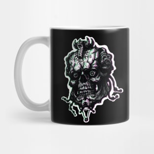 cyberpunk skull v2 Mug